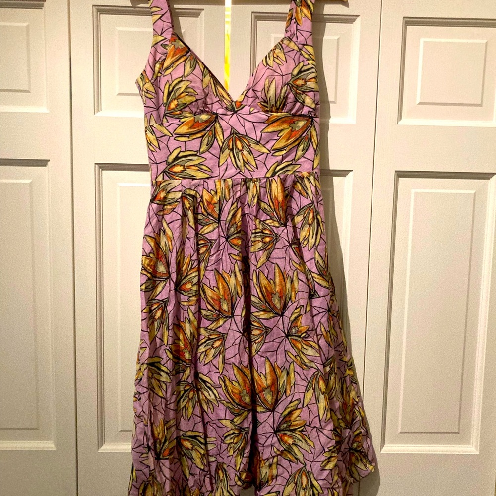 Max and Cleo Purple Flower Dress
